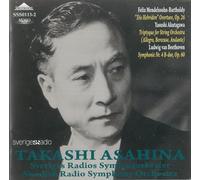 ASAHINA,TAKASHI; SWEDISH RADIO SYMPHONY ORCHESTRA - Asahina Conducts Mendelssohn: Akutagawa & Beethoven