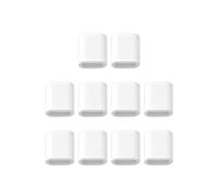 ASAHOM Lot de 10 embouts étanches - Petit accessoire étanche conçu pour sceller l'extrémité coupée de la guirlande lumineuse après coupe, pour lumières extérieures ASAHOM permanentes, blanc