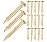 ASAKKURA 100 Pcs Clous en Laiton à Tête Ronde pour Mini-charnière, Accessoires de Meubles, Assemblage Rapide et Résistant à L'usure, pour Bricolage et Installation de Charnières