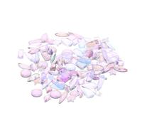 ASAKKURA 100pcs Autocollants Décoratifs pour Manucure en Zircon Pourpre, Strass Plat Brillant, Accessoires Nail Art pour Femmes, pour Décorer Téléphone ou Carnet