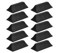 ASAKKURA 10pcs Pince de Cloison en Plastique Réglable pour Bureau Noir, Clip de Support Renforcé pour Séparateur D'écran, pour Bureau Professionnel