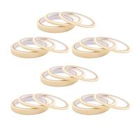 ASAKKURA 18 Rouleaux Ruban Adhésif Manucure Beige 3/5/12 Mm Bande de Séparation pour Ongles Autocollant Adhésif Usage Domestique et Salons Professionnels