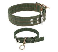 ASAKKURA 2pcs Colliers pour Moutons en Toile Résistante à l'usure Anneau Rotatif, Vert, pour Extérieur, Solide et Confortables