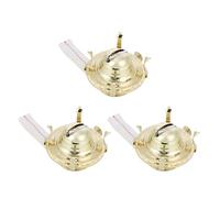 ASAKKURA 3 Pièces Brûleurs de Remplacement pour Lampe à Huile en Alliage D'aluminium, Réglables, Style Rétro Vintage, Accessoires pour Lampes à Pétrole en Cas de Panne de Courant