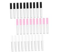 ASAKKURA 30 Pièces Flacons de Rouge à Lèvres Vides Ronds 2,5 Ml Légers Bouchon Anti-fuite Design Compact pour Gloss à Lèvres Voyage et Shopping
