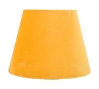 ASAKKURA Abat-jour en Velours Jaune pour Lampe de Bureau Compatible E27/e14, Accessoire Décoratif Simple et Fonctionnel pour Remplacer Abat-jour Cassé ou Ancien