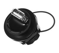 ASAKKURA Adaptateur de Traversée USB 2.0 Double Femelle Étanche Ip67 Protection Étanche, Montage sur Panneau pour Transfert de Données, Usage Industriel et Marin, Compatible Moto et