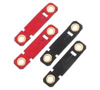 ASAKKURA Anneaux pour Pattes d'oiseaux en Velours 4pcs avec Clips de Sécurité, Harnais pour Perroquet et Pigeon, Anneaux Réglables pour Entraînement Sûr