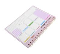 ASAKKURA Bloc-notes Agenda Hebdomadaire en Papier Rose Priorisation et Catégorisation des Tâches pour Usage Personnel la Maison