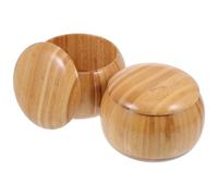 ASAKKURA Boîte de Rangement pour Pièces D'échecs en Matériau Synthétique Marron, sans Bavure, Design Simple et Pratique, Facile à Stocker pour Jeu de Société