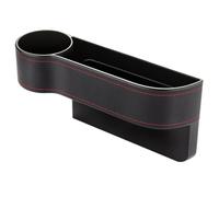 ASAKKURA Boîte de Rangement pour Voiture Noire en Cuir et Abs, Étui Multifonction pour Siège Passager Design Clouté, Crée un Espace de Stockage Supplémentaire