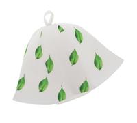 ASAKKURA Bonnet De Sauna Feutre Non-tissé Chapeau De Pour Sauna Pour Hommes Et Femmes Vert Pastel Confortable Et Stylé Pour Spa Et Hammam