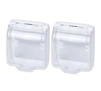 ASAKKURA Cache Sonnette Étanche Extérieur 2pcs en Abs Protection la Pluie et Prolongation Durée de Vie pour Dispositifs à Empreinte Digitale