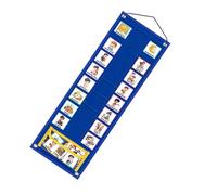 ASAKKURA Calendrier avec Tableau de Routine en Oxford Bleu pour Garçon et Filles pour Salles de t Apprentissage Scolaire