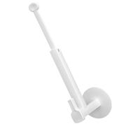 ASAKKURA Crochets pour Embrasses de Rideaux sans Perçage en PS Blanc, Support Multi-Usage Horizontal et Vertical, Design Élégant et Minimaliste pour Salon et Salle de Bain