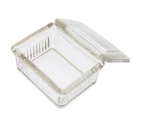 ASAKKURA Cuve de Coloration en Verre Synthétique à 9 Lames pour L'immersion de Lames, Résistance aux Acides et Stabilité Chimique pour Laboratoires