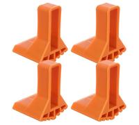 ASAKKURA Embouts Antidérapants en Caoutchouc pour Échelle, Lot de 4 Patins Stabilisateurs Pliables, Protections pour Pieds D'échelle Polyvalentes, Silencieux et Résistants, pour