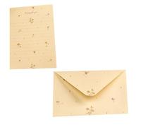 ASAKKURA Ensemble de Papier à Lettre et Enveloppes en Papier Résistant, 1 Set Pratique pour Invitations d'anniversaire et Cartes de Remerciement
