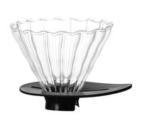 ASAKKURA Entonnoir à Café Portable Noir en Plastique Grand Format, Filtre à Café Conique Réutilisable Compact pour Usage Quotidien, Accessoire Maison pour Camping et Voyages