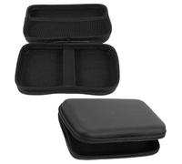 ASAKKURA Étui de Stockage Eva Noir 2pcs pour Accessoires Électroniques Multiples Poches et Design Compartimenté, Organiseurs Portables pour Voyage