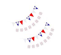 ASAKKURA Guirlande Fanion Décorative Thème du Baseball pour Fête, 4 Pièces en Papier Réutilisable Couleurs Magnifiques, pour Célébration et Photo