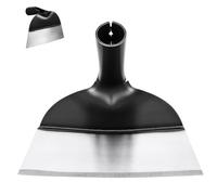 ASAKKURA Houe Creuse en Acier Robuste sans Manche, Outil de Bordure de Jardin pour Désherber et Ameublir la Terre, Jardiniers et Agriculteurs Exigeants