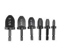ASAKKURA Kit D'outils D'évasement en Acier Noir 6 Pièces Fonction Labor-saving et Anti-rouille pour Accessoires Piscine Tubulaire et Tubes Acier