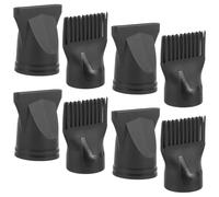 ASAKKURA Lot de 10 Embouts et Peignes pour Sèche-cheveux Haute Température, Accessoires Professionnels en Plastique Résistant, Brosse Soufflante et Embout Concentrateur pour Coiffure,