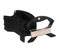 ASAKKURA Lot de 10 Enrouleurs de Câbles en Plastique Résistant, Petite Taille, pour Rangement et Organisation des Cordons Électriques au Bureau la Maison, Bobineuse de Fil Pratique