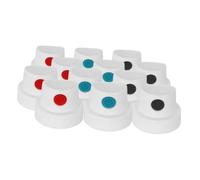 ASAKKURA Lot De 12 Mini Embouts De Pulvérisation Pour Peinture En Aérosol, Idéal Pour Les Projets De Graffitis, Street Art, Bricolage, Séchage Rapide