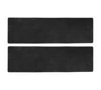 ASAKKURA Lot de 2 Séparateurs de Bureau en Plastique PP Imperméables Noirs, Écrans de Confidentialité à 3 Panneaux pour Dossiers D’étudiants, Protections pour Salles de Classe