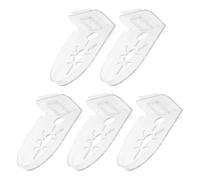 ASAKKURA Lot de 5 Étagères Murales Flottantes Transparentes sans Perçage pour Support de Caméra de Sécurité, Support Mural Stable et Résistant aux Intempéries, Petite Étagère