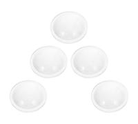 ASAKKURA Lot de 5 Lentilles Convexes Réglables en Pmma 12,5 Mm pour Lampe Torche, Loupe Grossissante et Équipement Optique, Lentilles Optiques Multifonctions pour Usage Scientifique