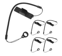 ASAKKURA Lot de 5 Porte-laisses pour Stylet Tablette en Abs et Silicone, Design Rétractable avec Bobine à Ressort, pour École et Bureaux