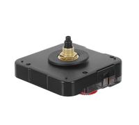 ASAKKURA Mécanisme de Remplacement pour Réparation D'horlogerie Silencieux à Quartz Moteur à Piles, Plastique Noir, Style Minimaliste Élégant pour Horloge Murale Maison et Bureau