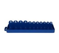 ASAKKURA Organisateur de Douilles et Insertion Facile Support Multifonctionnel en Pp Bleu sans Bavure, Résistant la Déformation, pour Rangement D’atelier
