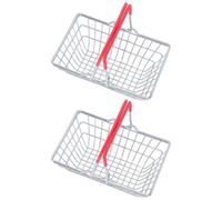 ASAKKURA Panier à Fritures en Acier Inoxydable 2 Pièces Design en Maille, Compatible Lave-vaisselle, pour Restaurant et Maison, Panier de Snacks et Frites