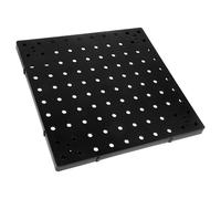 ASAKKURA Panneaux Perforés Muraux en Plastique Noir pour Garage Installation Simple et Gain de Place, Support de Rangement Mural pour Atelier et Salle de Bain