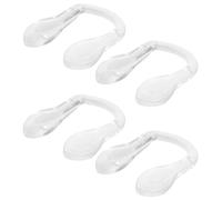 ASAKKURA Plaquettes Nasales en Silicone pour Lunettes Kit de 4 Pièces Support de Nez Doux et Confortable Adaptées aux Lunettes à Monture Complète