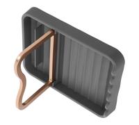 ASAKKURA Porte-ustensiles Cuisine en Plastique avec Repose-cuillère et Support de Couvercle, Solution Gain de Place Pratique, Design Simple et Élégant pour Cuisson et Pâtisserie