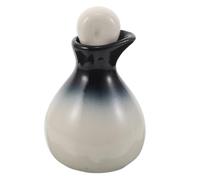 ASAKKURA Pot en Céramique Flacon Compte-gouttes Précis pour Huiles Essentielles Bleu Dégradé 50 Ml, Distributeur D'aromathérapie Hermétique pour Salon de et Usage Personnel
