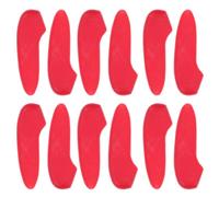 ASAKKURA Protège-couteaux en Plastique Rouge Facile à Utiliser, Lot de 30 Pièces Protection des Pointes de Couteaux Rangement Sécurisé des Outils