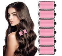 ASAKKURA Rouleaux en Mousse 8 Pièces 3,5 CM pour Coiffure Permanente, Bigoudis en Éponge Flexibles pour Cheveux Courts et Longs, Adaptés la Maison Sommeil