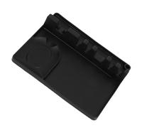 ASAKKURA Support à Cuillères en Silicone Noir Facile à Nettoyer et Entreposer pour Ustensiles Cuisine Près Cuisinière Plan de Travail