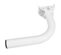 ASAKKURA Support de Mât D'antenne Extérieure Réglable en L pour Fixation Murale Poteau, Compatible Antenne WiFi Extérieur, Montage Sécurisé pour Surveillance et Amplificateur de Signal,