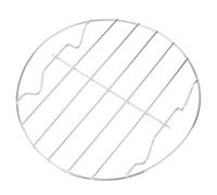 ASAKKURA Support de Rangement Vaisselle en Acier Inoxydable Argenté, Panier Vapeur Robuste Cuisine Maison, Support pour Assiettes et Casseroles Multifonction