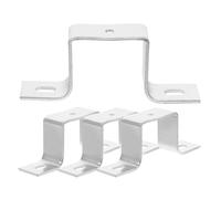 ASAKKURA Supports de Fixation de U en Acier Inoxydable Lot de 4 pour Rails Métalliques et Disjoncteurs Montage Rapide pour Usage Domestique