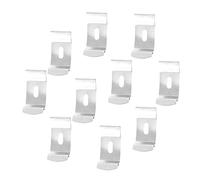 ASAKKURA Supports de Fixation Installation Facile en Métal Lot de 10 Maintien Solide pour Stores à Persiennes Adaptés pour Lamelles Verticales, Salon et Maison