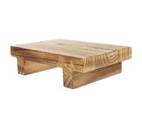 ASAKKURA Tabouret en Bois pour Support de Plantes d Intérieur et Succulentes Plateau de Rangement pour Bureau et Balcon