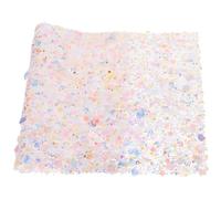 ASAKKURA Tapis de Table de Manucure en Résine Strass Pailleté, Repose-bras Confortable pour Salon de Nail Art, Protège Plan de Travail et Support Outils Ongles